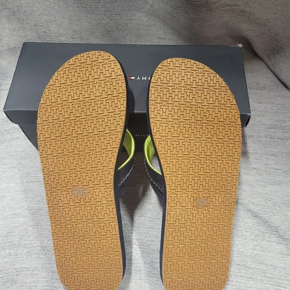 Tommy Hilfiger Dembo Mens Flip Flops- Navy
